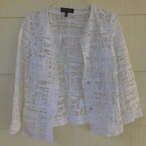 Escada White Lace Jacket
